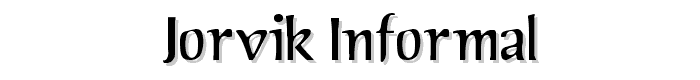 Jorvik Informal font